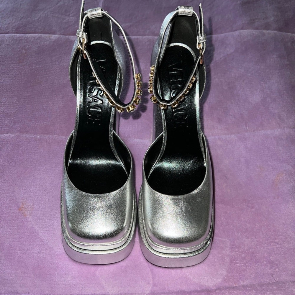 Versace platform heels